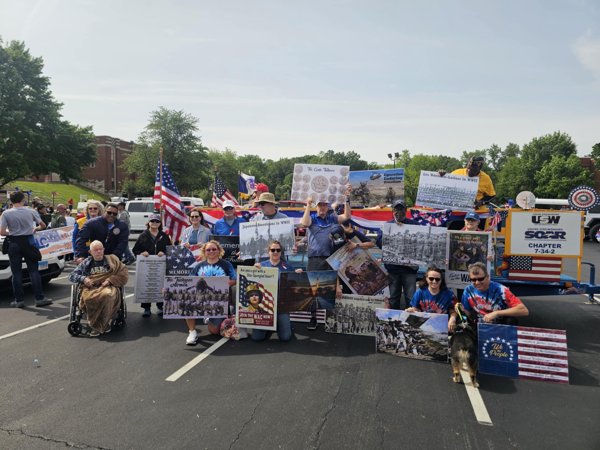 Greater Godfrey Democrats 2025 Alton IL Memorial Day parade